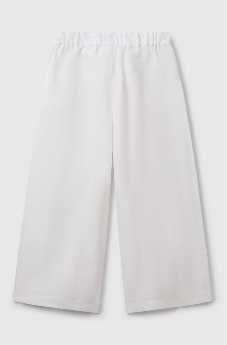 United Colors of Benetton Kız Çocuk Keten Pantolon F01W 6/14 Yaş