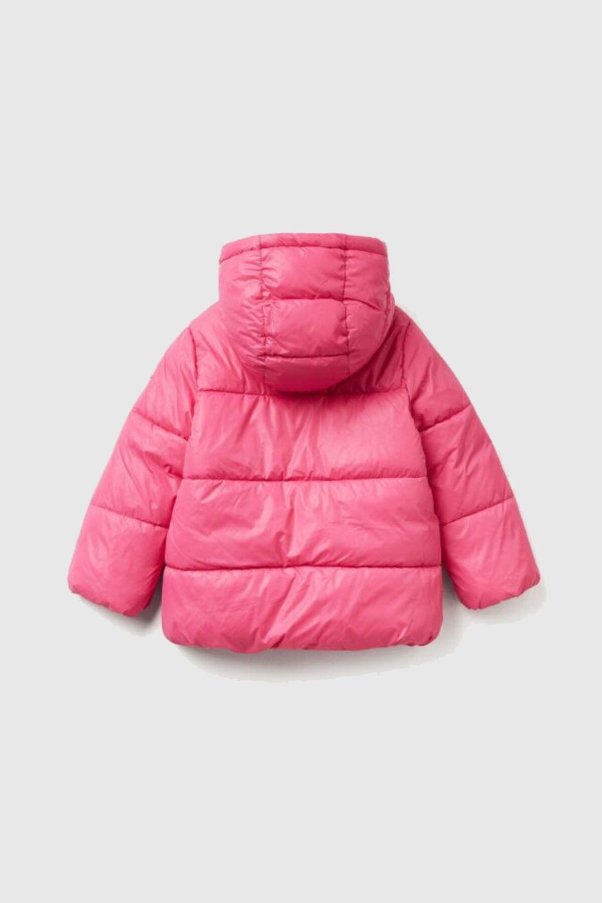 United Colors of Benetton Kız Çocuk Mont N03V 1/6 Yaş