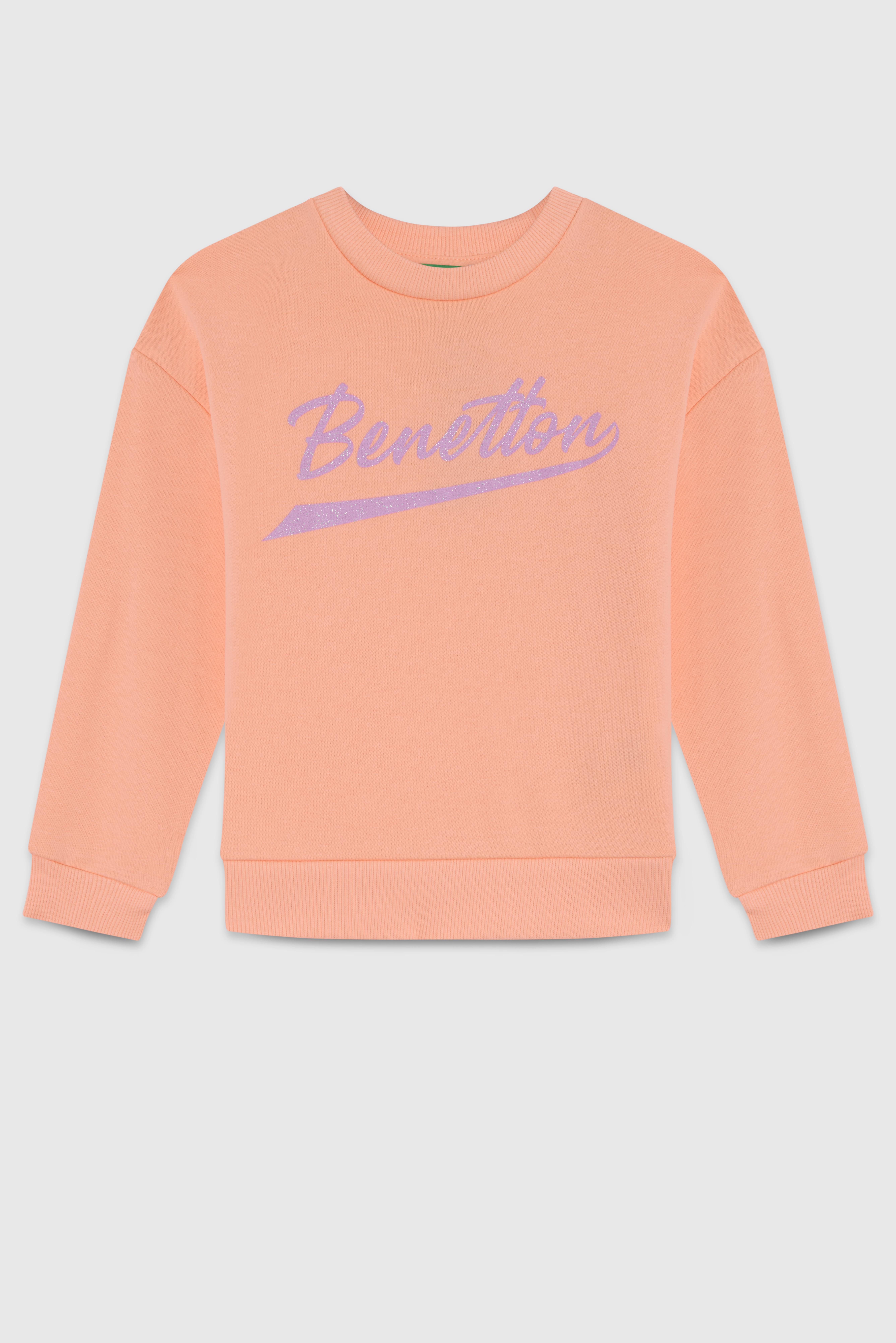 United Colors of Benetton Kız Çocuk Sweatshirt 26125 4/14 Yaş
