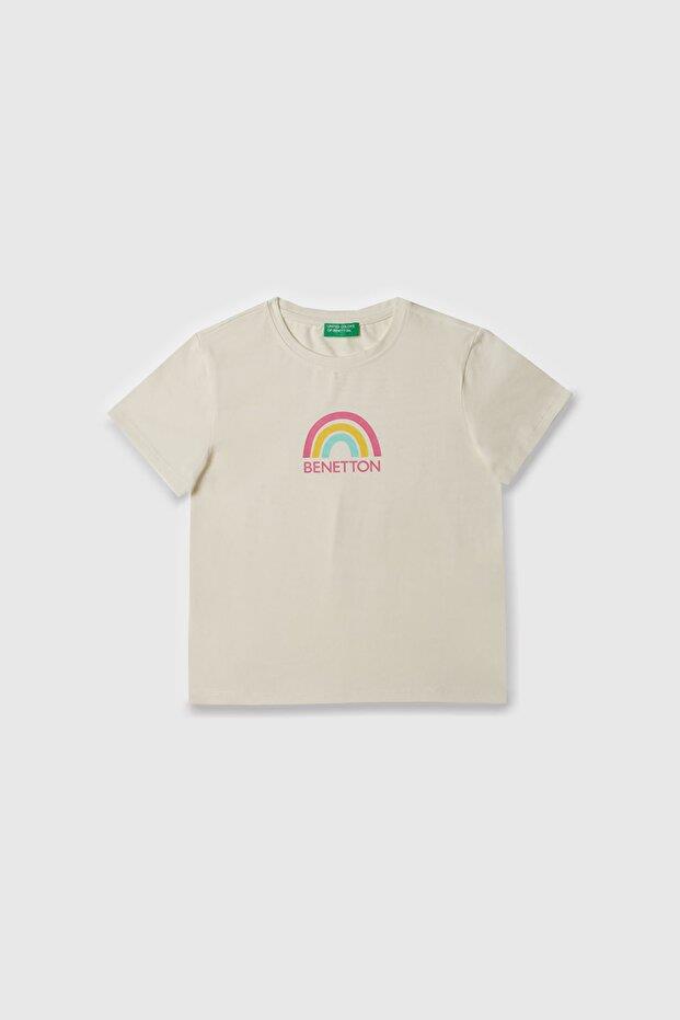 United Colors Of Benetton Kız Çoçuk Tshirt 17104 4/14 yaş