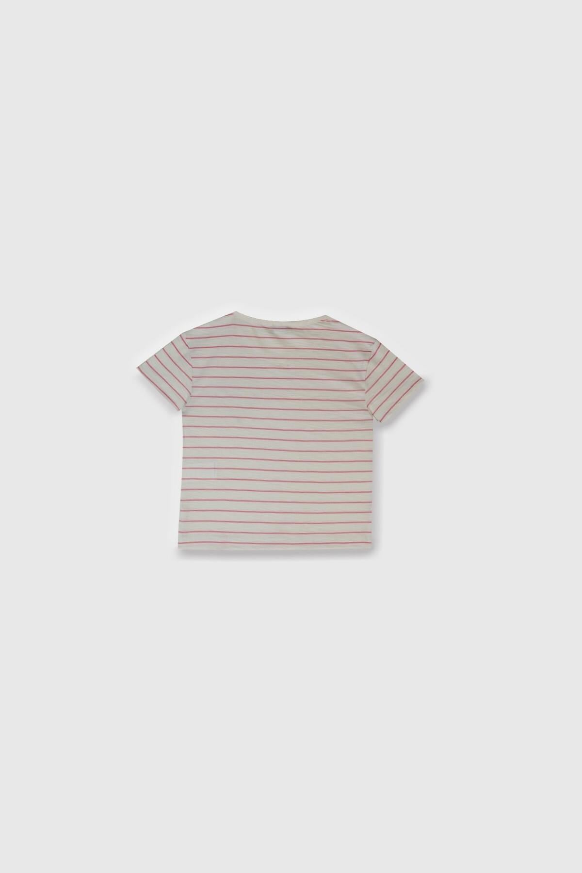 United Colors of Benetton Kız Çocuk Tshirt G22038 4/14 Yaş