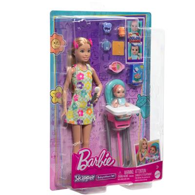 Barbie Skipper Sarı Saçlı Bebek HTK35