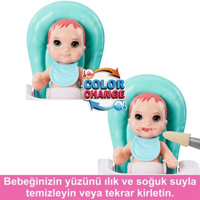 Barbie Skipper Sarı Saçlı Bebek HTK35