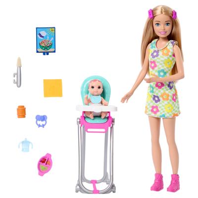 Barbie Skipper Sarı Saçlı Bebek HTK35
