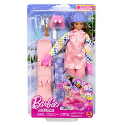 Barbie Snowboard Sporcusu Oyun Seti JKF78