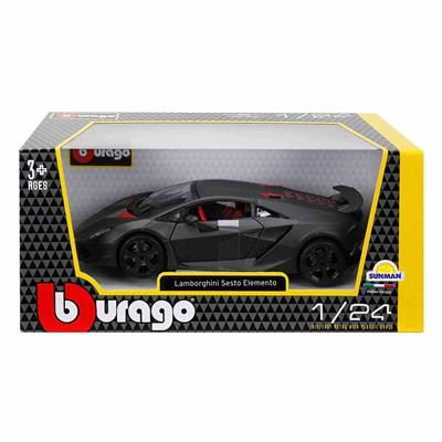 Bburago 1:24 Lamborghini Elemento Mat Siyah S000210