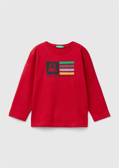 Benetton Erkek Bebek Sweatshirt 10F2