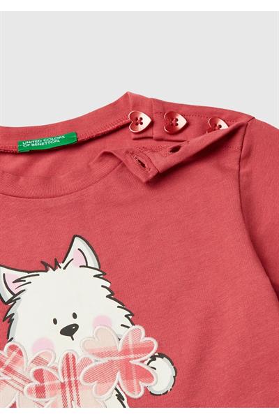 United Colors Of Benetton Kız Bebek Tshirt 10FV