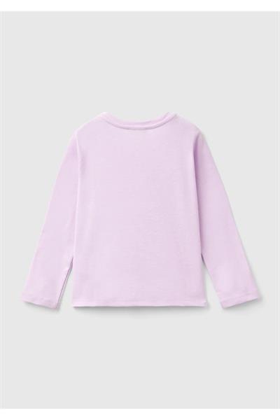 United Colors Of Benetton Kız Bebek Uzun Kol Tshirt 10F7