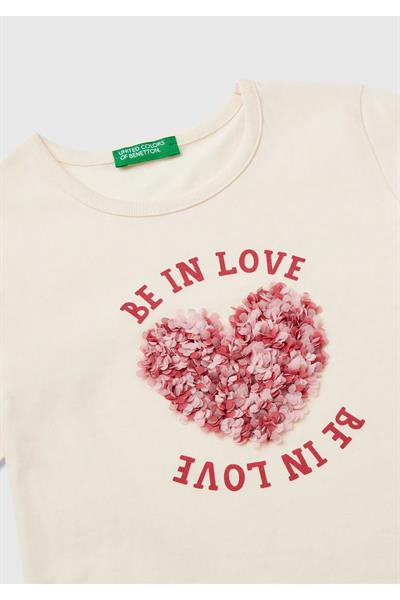 United Colors Of Benetton Kız Bebek Uzun Kol Tshirt 10FG