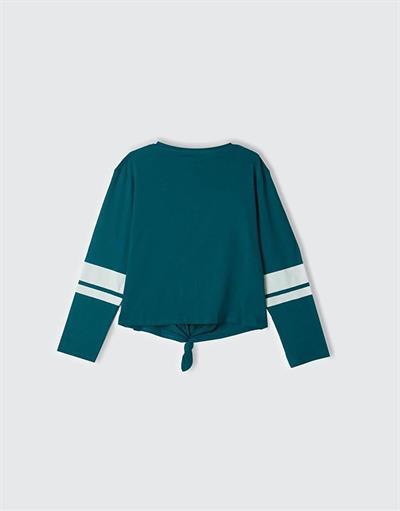 United Colors Of Benetton Kız Çocuk Uzun Kol Tshirt 10JD