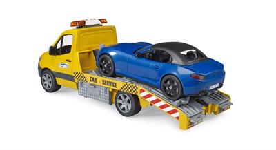 Bruder Mercedes Benz Sprinter Araba Çekici ve Roadster Araba BR02675