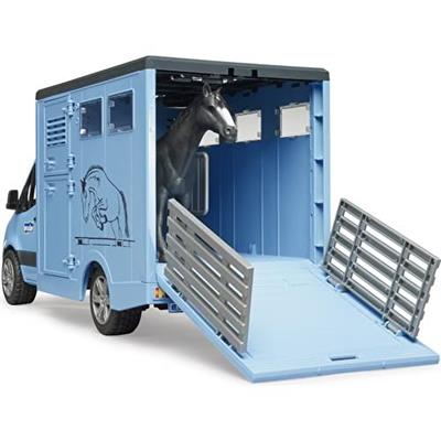 Bruder Mercedes Benz Sprinter At Nakil Aracı Ve Siyah At BR02674