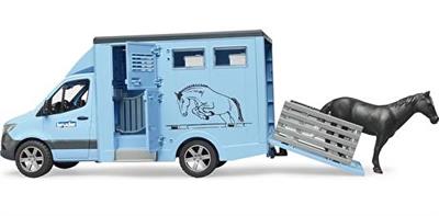 Bruder Mercedes Benz Sprinter At Nakil Aracı Ve Siyah At BR02674