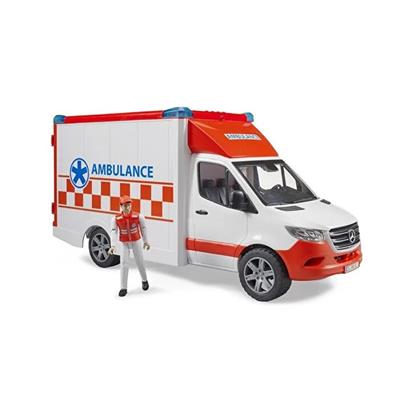 Bruder Mercedes Benz Sprinter Sirenli Ambulans ve Ekibi 2676