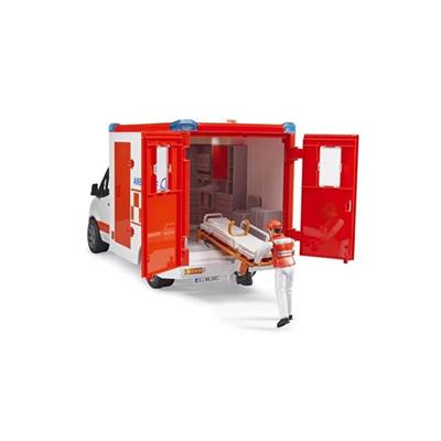 Bruder Mercedes Benz Sprinter Sirenli Ambulans ve Ekibi 2676