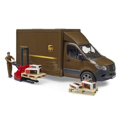 Bruder Mercedes Benz Sprinter Ups Kargo Aracı, Transpalet Ve Fıgür BR02678