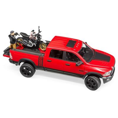 Bruder Ram 2500 Pickup, Ducati Motorsiklet Ve Sürücüsü 02502