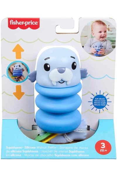 Fisher Price 2si 1 Arada Deniz Dostları Çıngırak Set JHB54