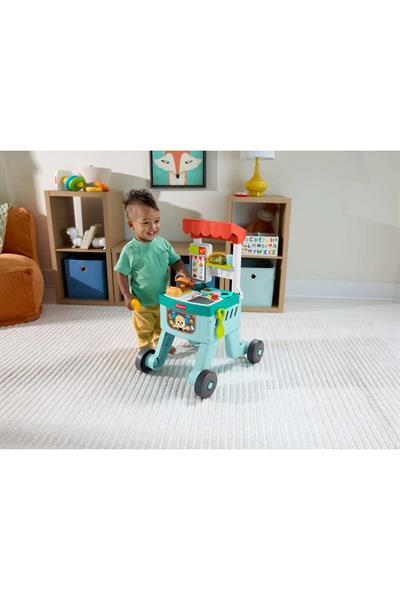 Fisher Price 4ü 1 Arada Alışveriş Sepeti Yürüteç JLM95