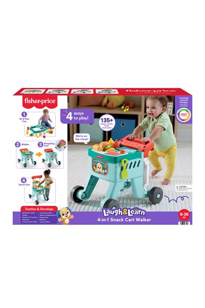 Fisher Price 4ü 1 Arada Alışveriş Sepeti Yürüteç JLM95