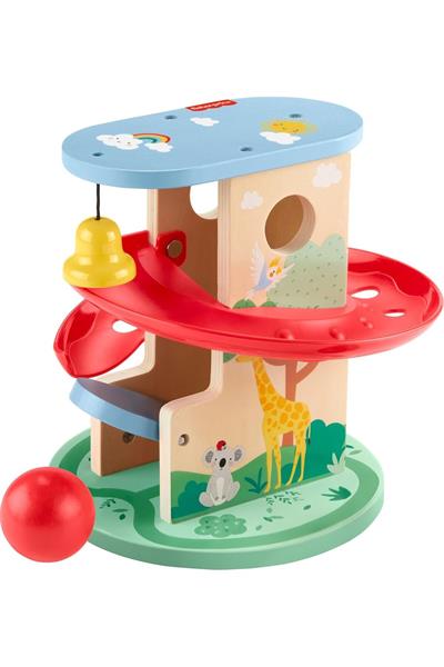 Fisher Price Ahşap Ağaçev Top Kaydırağı HXT92