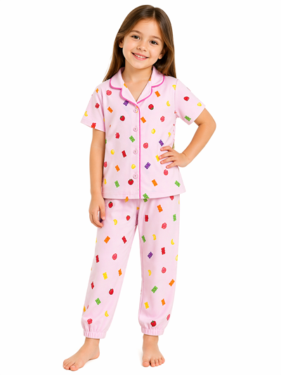 Haribo Kız Çocuk Pijama Takımı PJI205