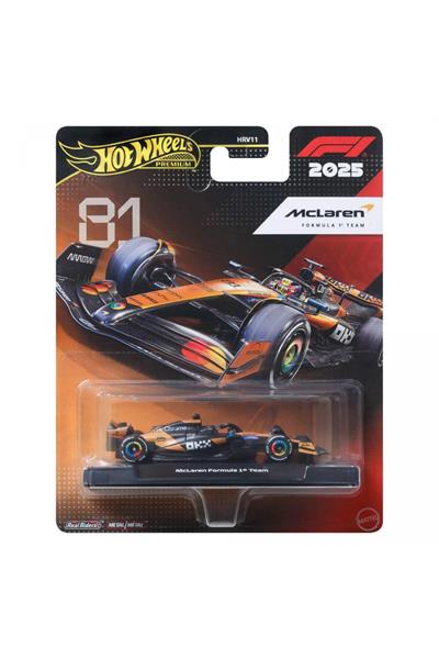 HOT WHEELS Premium 2025 Formula 1 McLaren (#81) HRV11 - JKD81