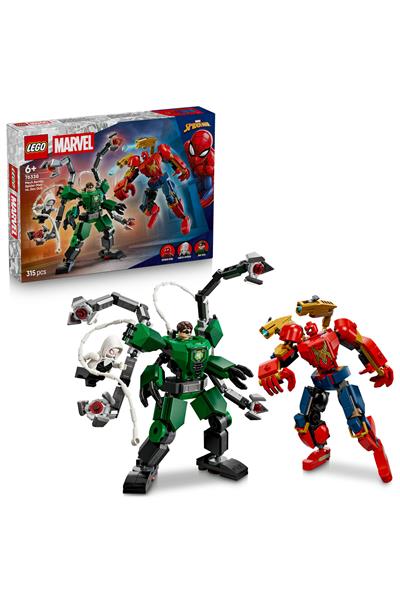 LEGO ® ǀ Marvel Robot Savaşı: Örümcek Adam vs. Dr. Oktopus 76338 - 6+ Oyuncak Yapım Seti (315 Parça)