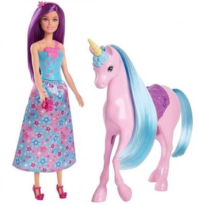 Barbie Bebek Tek Boynuzlu Atı HYT62