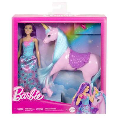 Barbie Bebek Tek Boynuzlu Atı HYT62