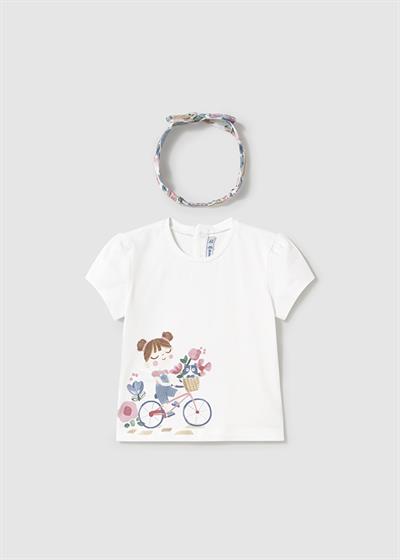 Mayoral Kız Bebek Tshirt Bandanalı 1044 6/48 Ay