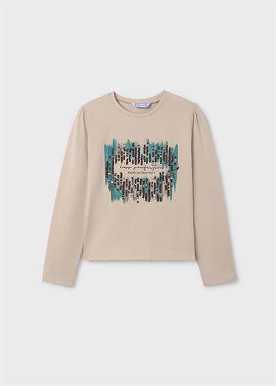 Mayoral Kız Çocuk Uzun Kol Tshirt 7003