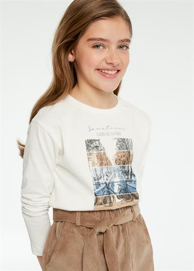 Mayoral Kız Çocuk Uzun Kol Tshirt 7009