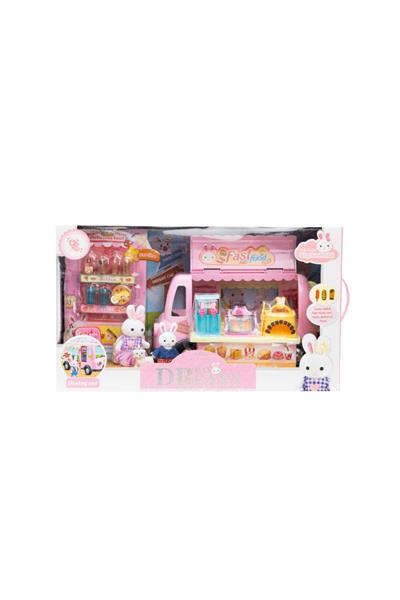 Mega Bay Dreamy Mini Tavşan Fast Food Karavanı Set BIG06623