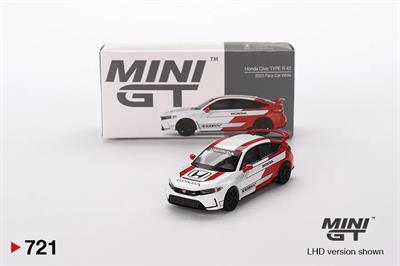 Mini GT 1/64 Honda Civic Type R 2023 Pace Car Whit MGT00721