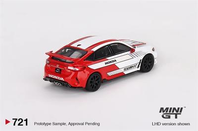 Mini GT 1/64 Honda Civic Type R 2023 Pace Car Whit MGT00721