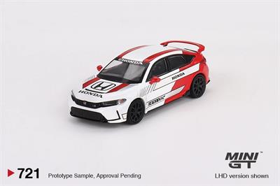 Mini GT 1/64 Honda Civic Type R 2023 Pace Car Whit MGT00721