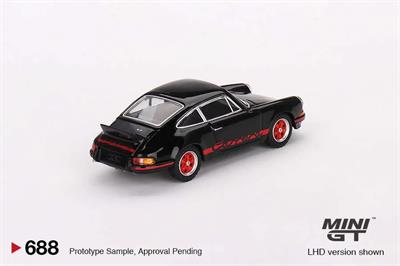 Mini GT 1/64 Porsche 911 Carrera RS 2.7 Black with MGT00688