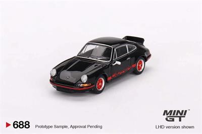 Mini GT 1/64 Porsche 911 Carrera RS 2.7 Black with MGT00688