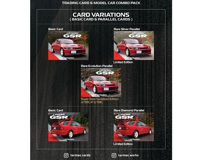 Tarmac 1/64 Mitsubishi Lancer Evolution II