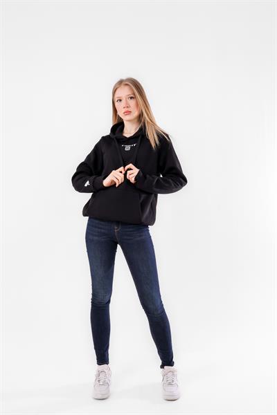 Texit No:6 Black Unisex Hoodie