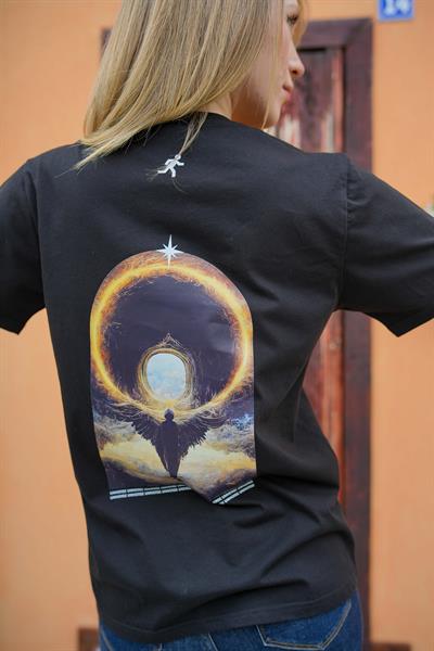Texit Universe Black Unisex Tshirt