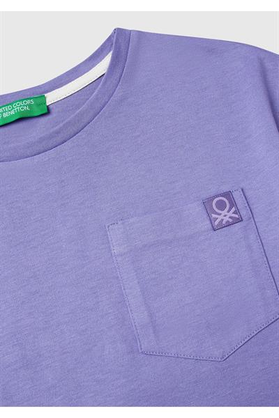 United Colors of Benetton 10N8 Kız Çoçuk Tşhirt 6/14 yaş