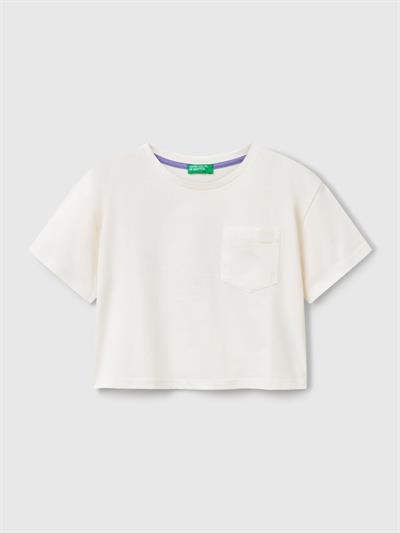 United Colors of Benetton 10N8 Kız Çoçuk Tşhirt 6/14 yaş