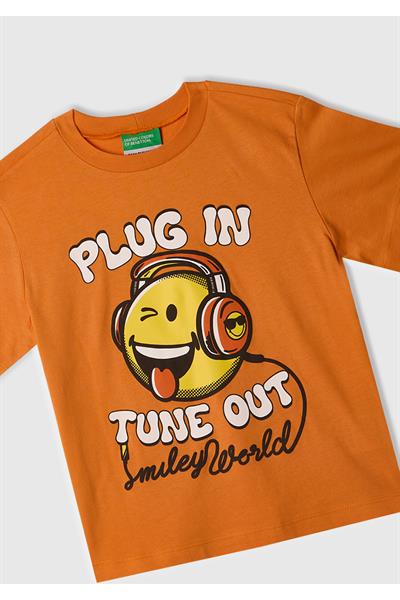 United Colors of Benetton Erkek Bebek Tshirt 10IH 1/6 Yaş