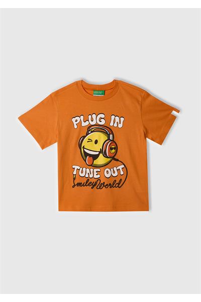 United Colors of Benetton Erkek Bebek Tshirt 10IH 1/6 Yaş