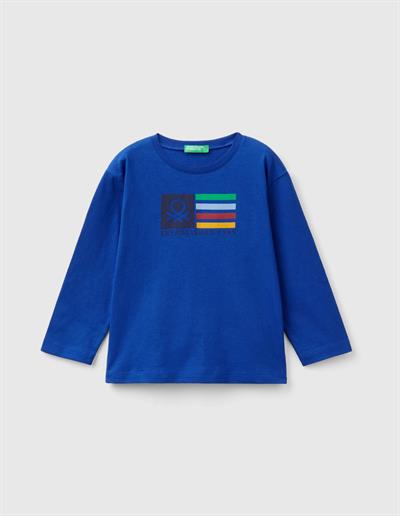 United Colors Of Benetton Erkek Bebek Uzun Kol Tshirt 10F2 1/6 Yaş