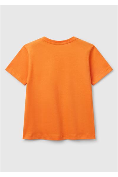 United Colors of Benetton Erkek Bebek Tshirt 10IJ 1/6 Yaş