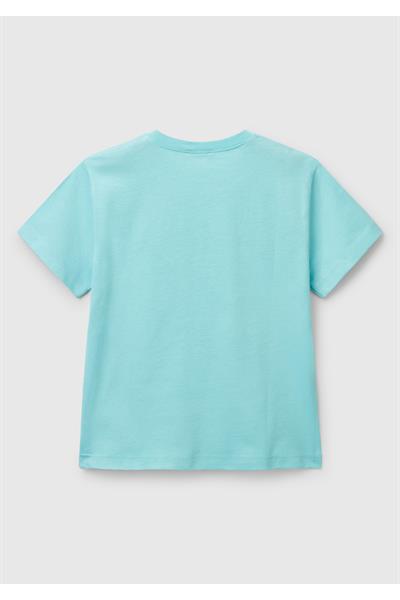 United Colors of Benetton Erkek Bebek Tshirt 10IJ 1/6 Yaş